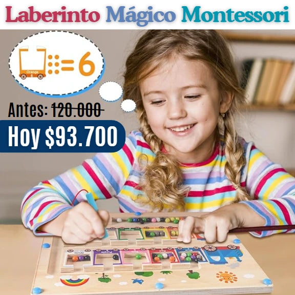 LABERINTO MÁGICO MONTESSORI 🌟 Estimula la Mente de tu Pequeño