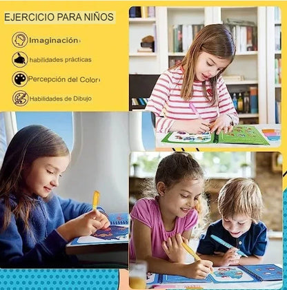 LIBRO MÁGICO DE PINTURA CON AGUA