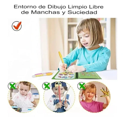 LIBRO MÁGICO DE PINTURA CON AGUA